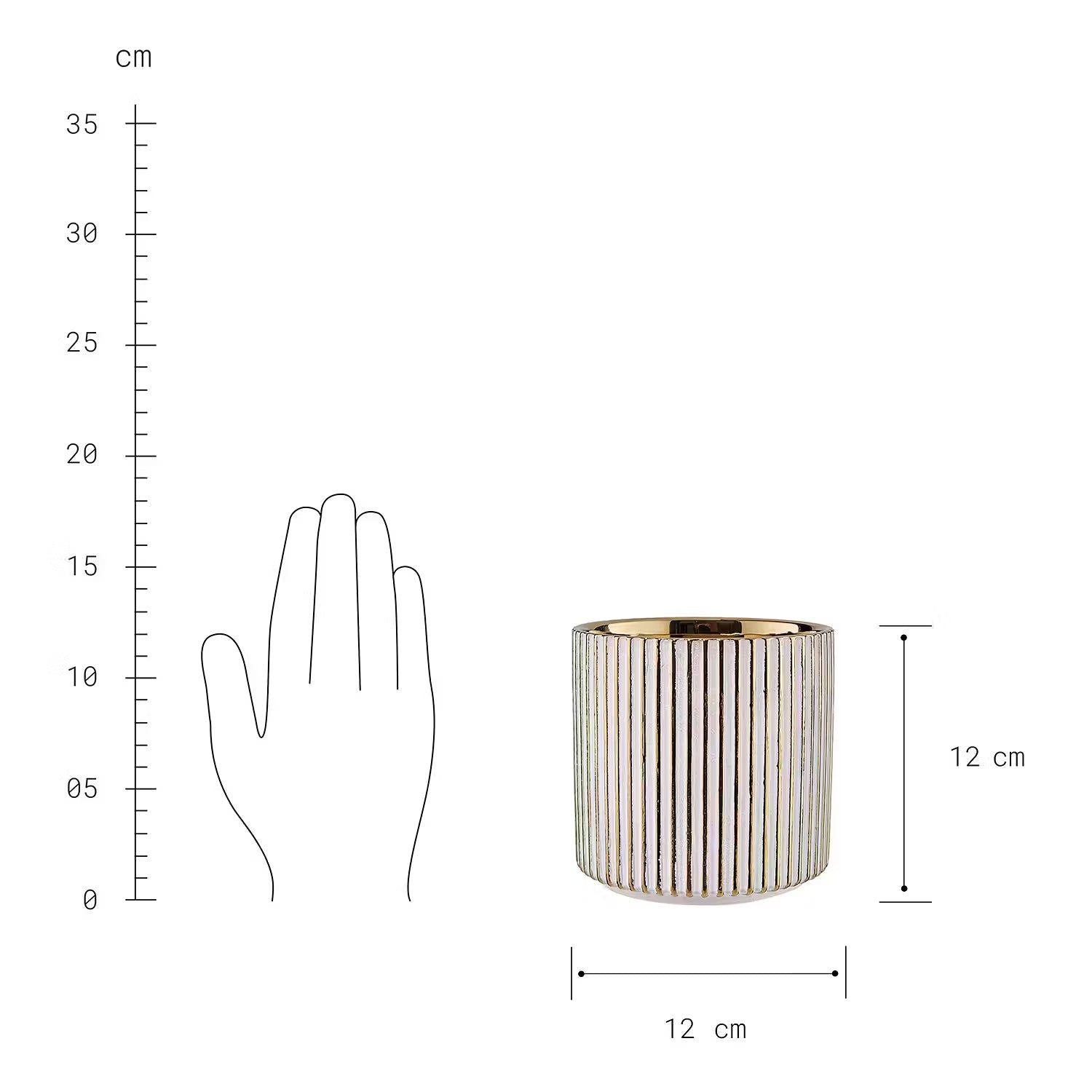 GOLDIE Flower Pot