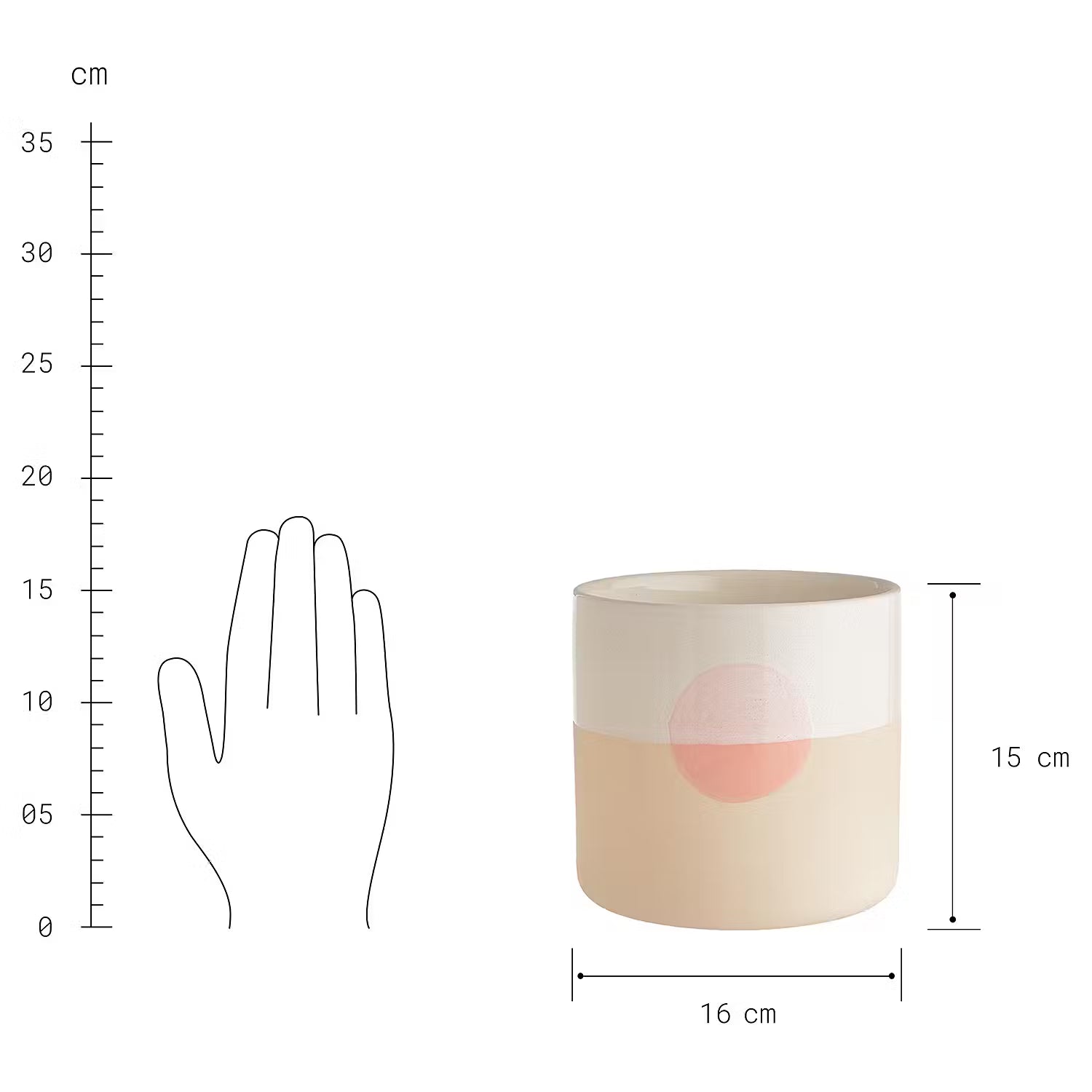 SUNSET Flower Pot