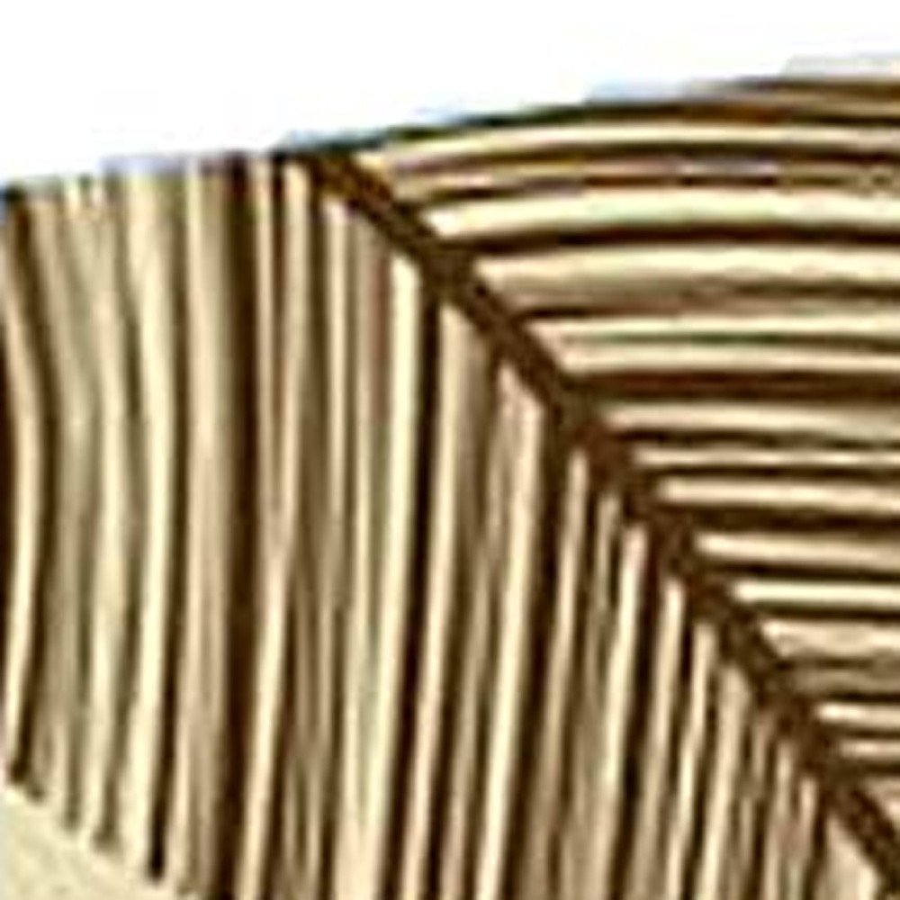 Brown Canvas Folding Four Panel Screen Room Divider - 84-inch