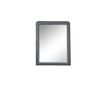 Light Gray Framed Mirror - 36-inch