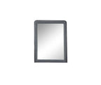 Light Gray Framed Mirror - 36-inch