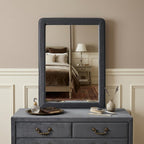 Light Gray Framed Mirror - 36-inch
