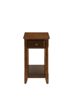 Brown Solid Wood End Table - 23-inch