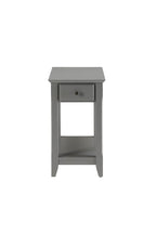 Brown Solid Wood End Table - 23-inch