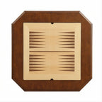 Brown Cherry Octagonal Game Table with Drawer - 28-inch