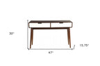 Wood Console Table - 47-inch