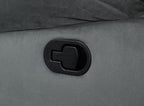 Modern Grey Fabric Sofa - 40-inch
