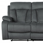 Modern Grey Fabric Sofa - 40-inch