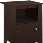 Espresso Wood Nightstand - 24-inch