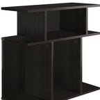 Brown Wood End Table with 6 - 24-inch