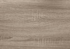 Deep Taupe Wood Square End Table with Two Shelves - 32-inch