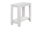 Deep Taupe End Table with Shelf - 22-inch
