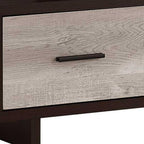 Wood Brown Cabinet Enclosed Storage TV Stand - 47-inch