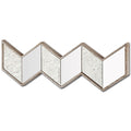 Natural Novelty Wood Framed Accent Mirror - 14-inch