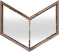 Brown Novelty Framed Accent Mirror - 23-inch