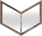Brown Novelty Framed Accent Mirror - 23-inch
