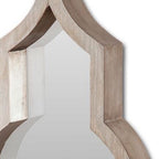 Natural Novelty Framed Accent Mirror - 34-inch