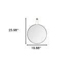 Black Wood Mirror - 26-inch