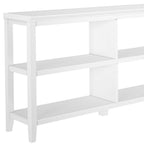 White Wood Two Shelf Bookcase - 30-inch