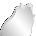 Gray Abstract Unframed Accent Mirror - 16-inch