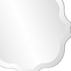 Gray Abstract Unframed Accent Mirror - 16-inch
