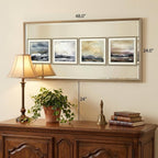 Wood Framed Accent Mirror - 48-inch