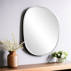 Abstract Unframed Accent Mirror - 24-inch