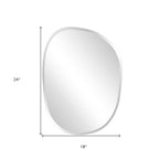Abstract Unframed Accent Mirror - 24-inch