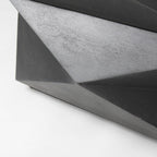 Black Wood Octagon Solid Coffee Table - 48-inch
