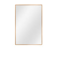 Gold Aluminum Framed Accent Mirror - 36-inch