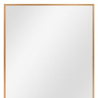 Gold Aluminum Framed Accent Mirror - 36-inch