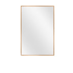 Gold Aluminum Framed Accent Mirror - 36-inch