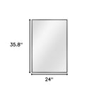 Gold Aluminum Framed Accent Mirror - 36-inch