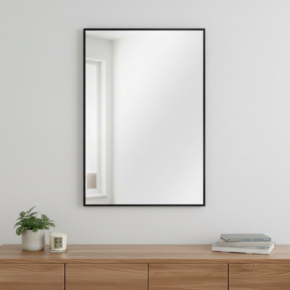 Gold Aluminum Framed Accent Mirror - 36-inch