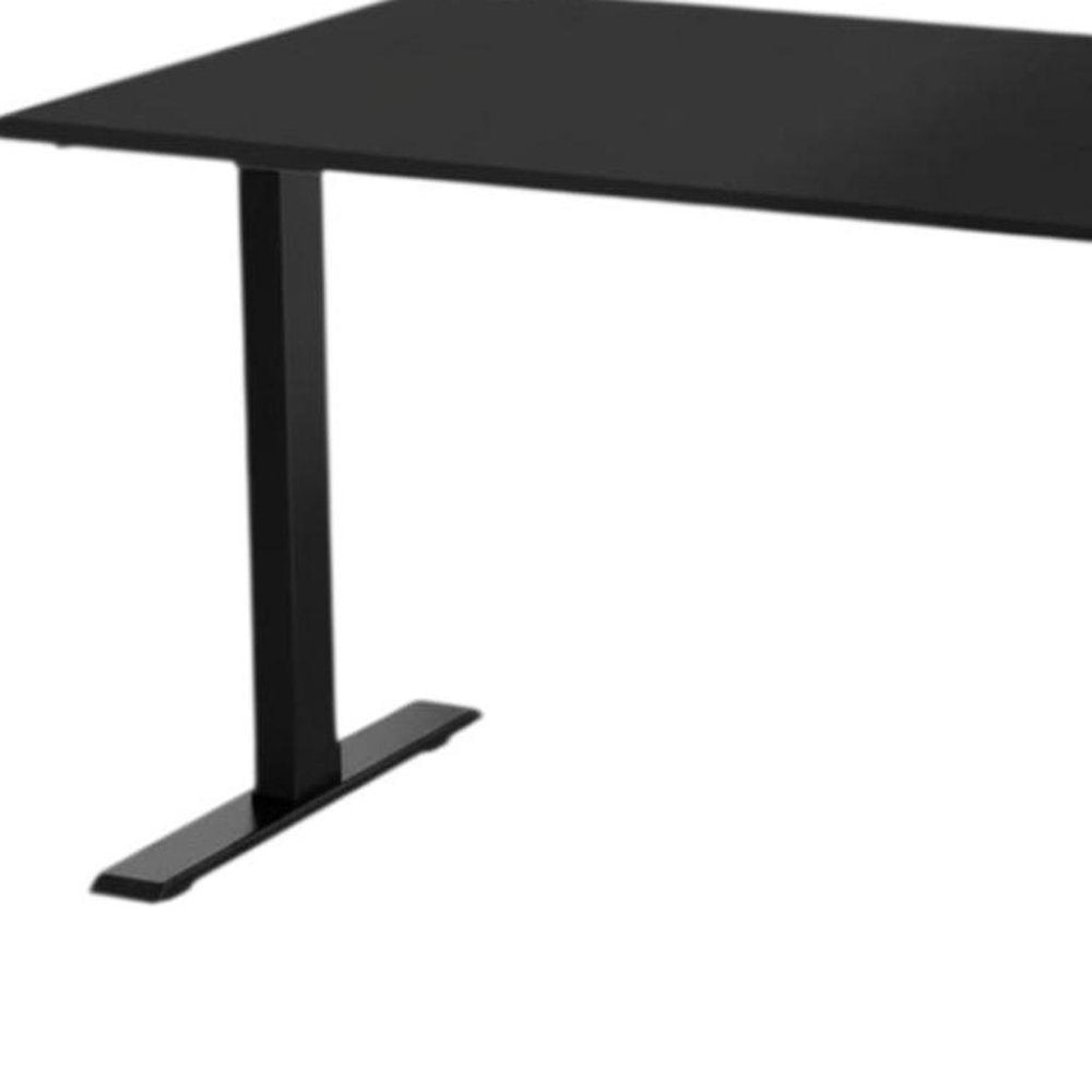 Adjustable Black Stainless Steel Standing Desk - 60-inch