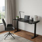Adjustable Black Stainless Steel Standing Desk - 60-inch
