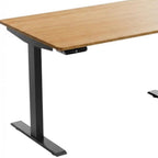 Adjustable Brown and Black Standing Desk - 60-inch