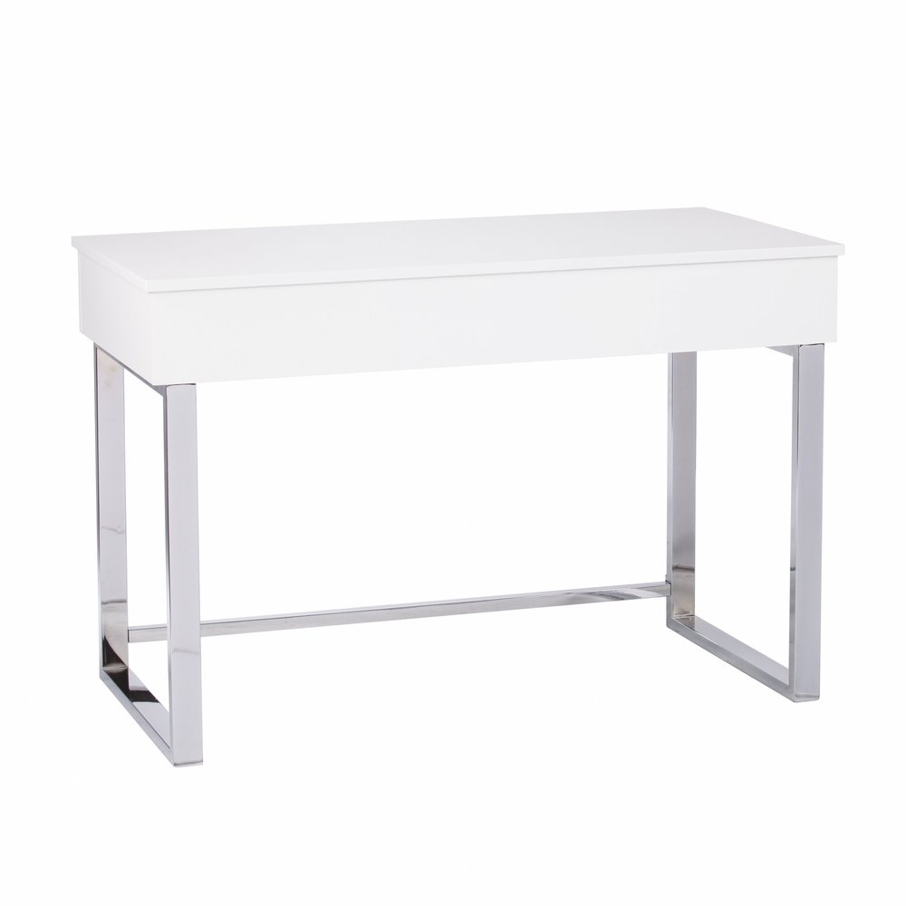 Adjustable White Standing Desk Converter - 48-inch