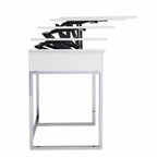 Adjustable White Standing Desk Converter - 48-inch