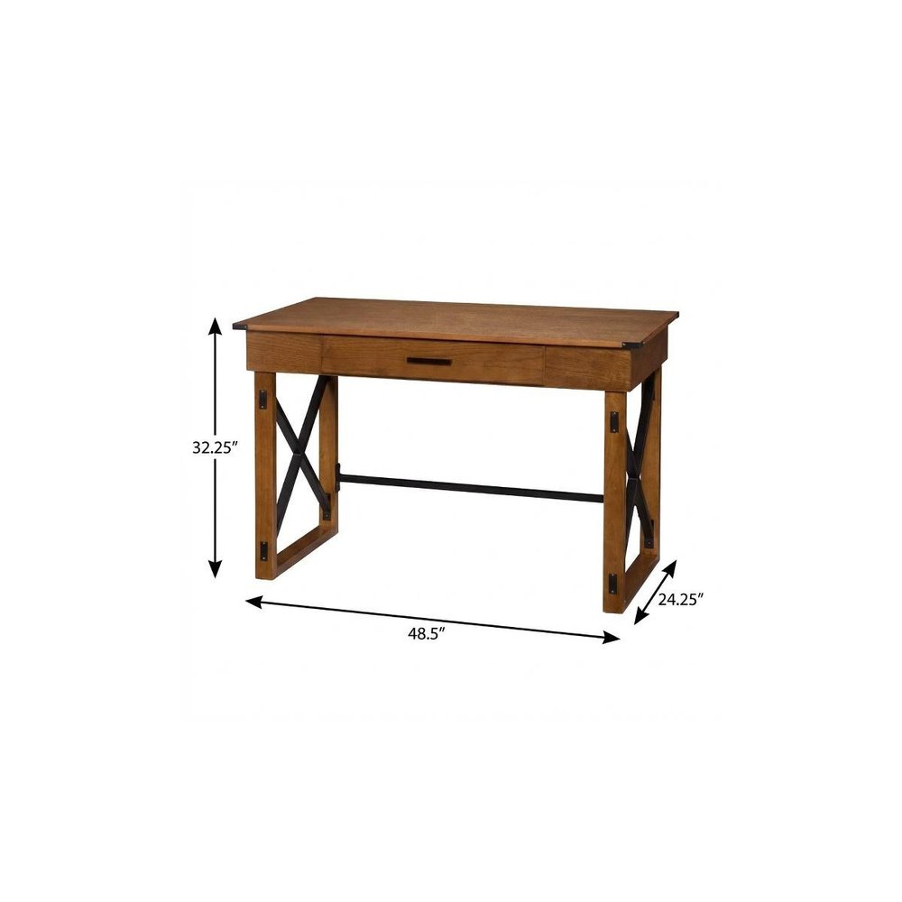 Adjustable Natural Standing Desk Converter - 49-inch