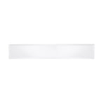 Silver and Gold Mirrored Glass Console Table - 36-inch