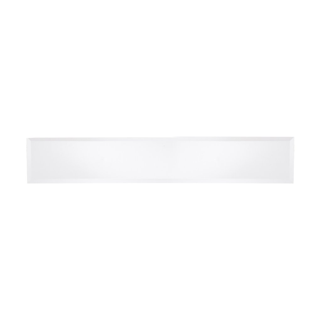 Silver and Gold Mirrored Glass Console Table - 36-inch