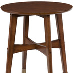 Brown Solid Wood End Table - 23-inch