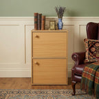 Natural Wood Bookcase - 24-inch