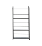 Black Metal Four Tier Bookcase - 49-inch