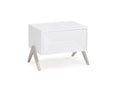 Wood One Drawer Nightstand - 19-inch