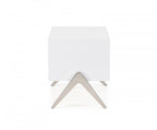 Wood One Drawer Nightstand - 19-inch