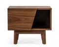 Wood One Drawer Nightstand - 24-inch