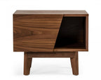 Wood One Drawer Nightstand - 24-inch