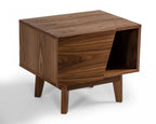Wood One Drawer Nightstand - 24-inch